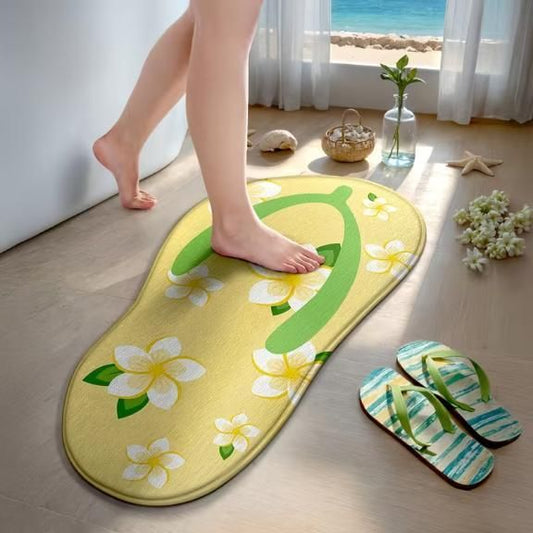 Mat with Slippers Style Anti-Slip (45*90)